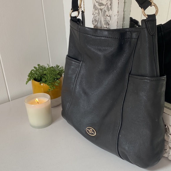 Black Coach Satchel - Picture 3 of 9
